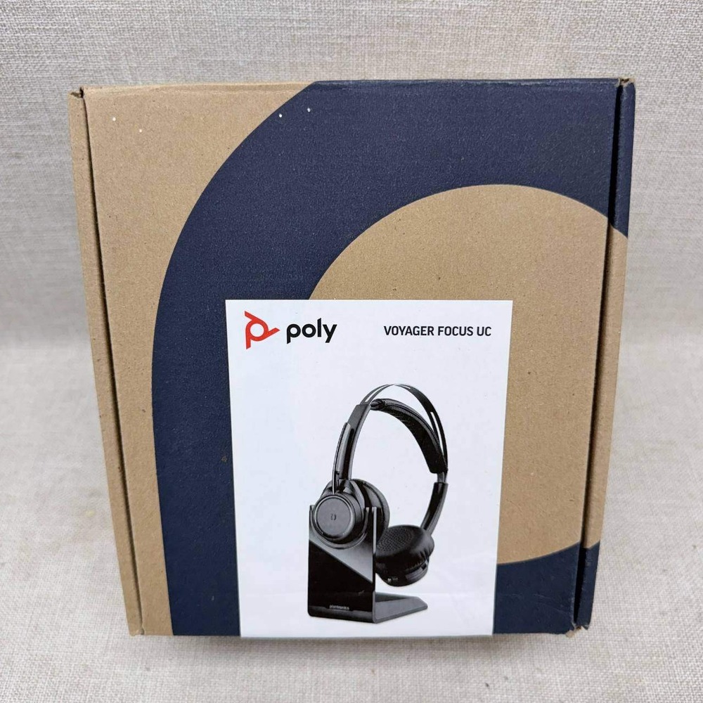 Poly Plantronics Voyager Focus UC B825 Bluetooth Wireless Headset B825 NEW
